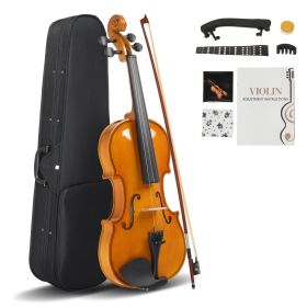 [Do Not Sell on AmazonFull Size 4/4 Violin Set for Adults Beginners Students with Hard Case,Violin Bow,Shoulder Rest,Rosin,Extra Strings and Sord