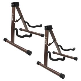 5 Core Guitar Stand 2PC A Frame w Soft Foam Arm Non Slip Rubber for Acoustic Electric Bass (SKU: 2 PCS)