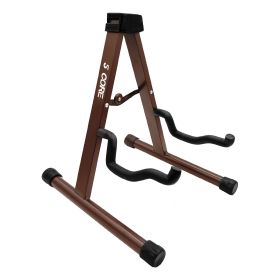5 Core Guitar Stand 2PC A Frame w Soft Foam Arm Non Slip Rubber for Acoustic Electric Bass (SKU: GSS BR)
